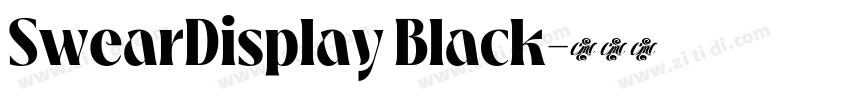 SwearDisplay Black字体转换